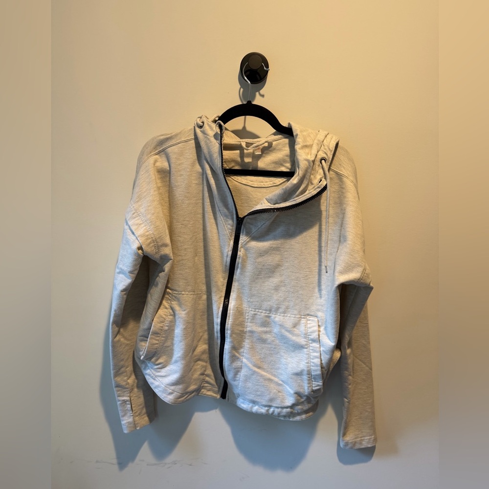FP Movement Grey Zip Up Hoodie